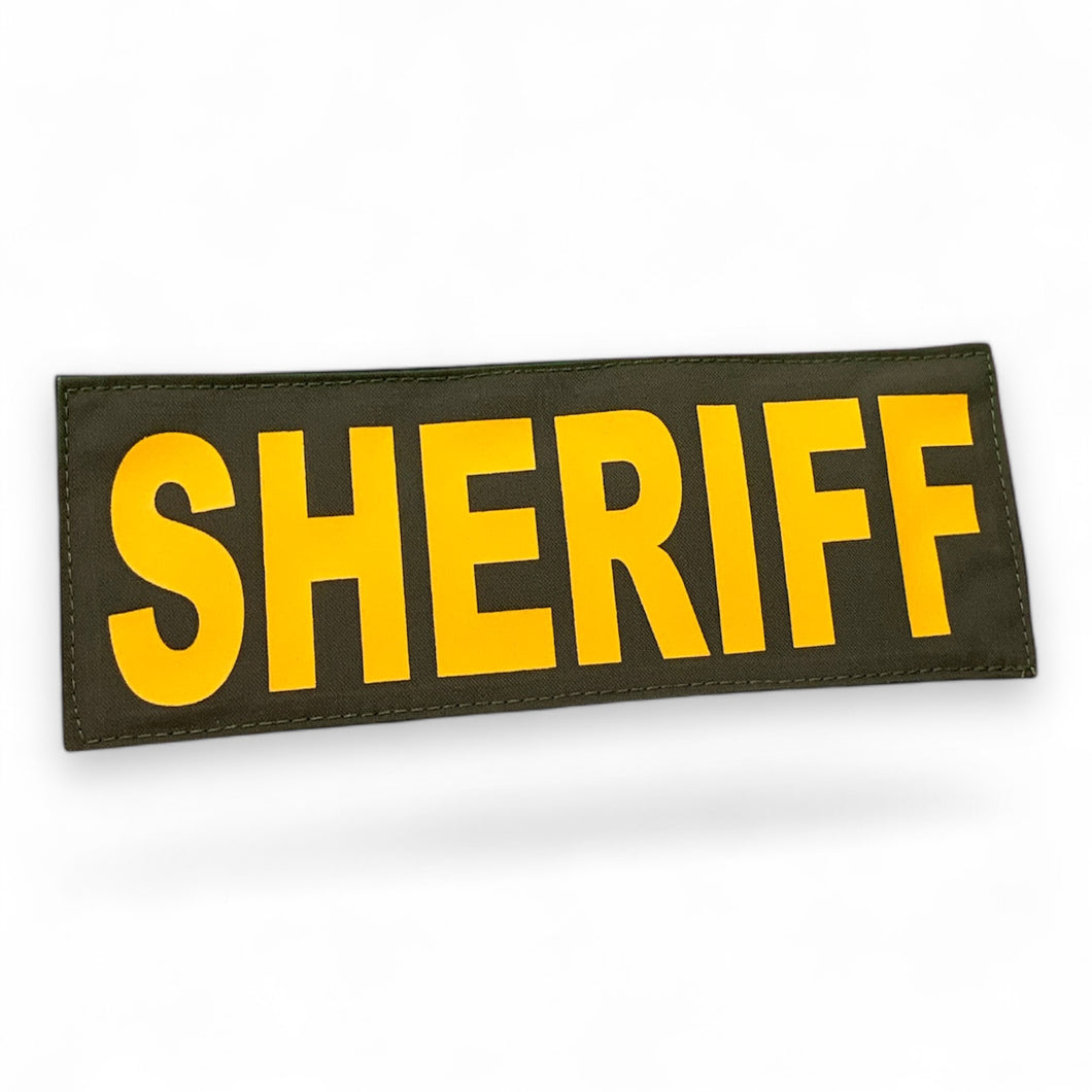 11X4 PATCH RANGER GREEN with GOLD-SHERIFF