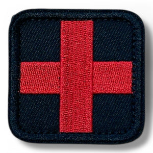 2"x2"  Embroidered Cross Patch