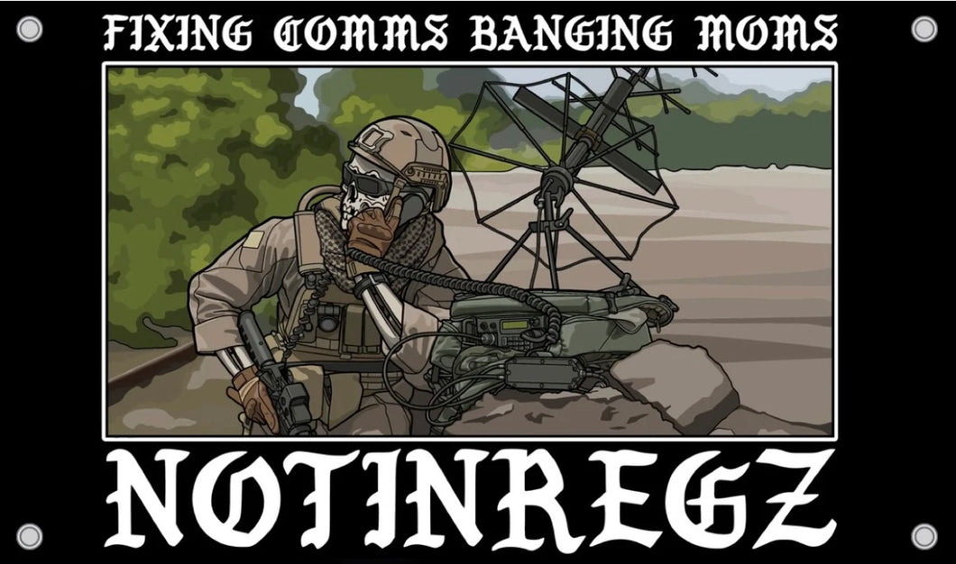 Notinregs Fixing Comms Banging Moms Flag