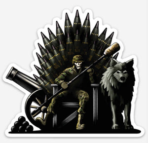 Heavily Suppressed Chief's Throne Sticker