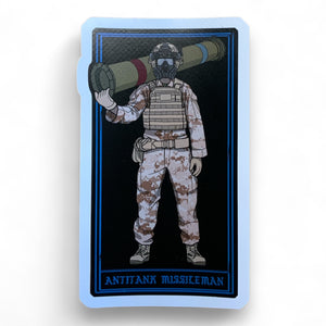 Goons Up Desert Missileman Sticker