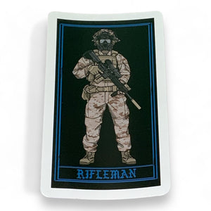 Goons Up Rifleman Sticker