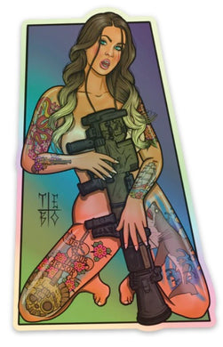 Mission Essential Gear Karl G Pinup Sticker