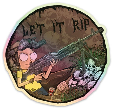 Mission Essential Gear Let it Rip Holo Sticker