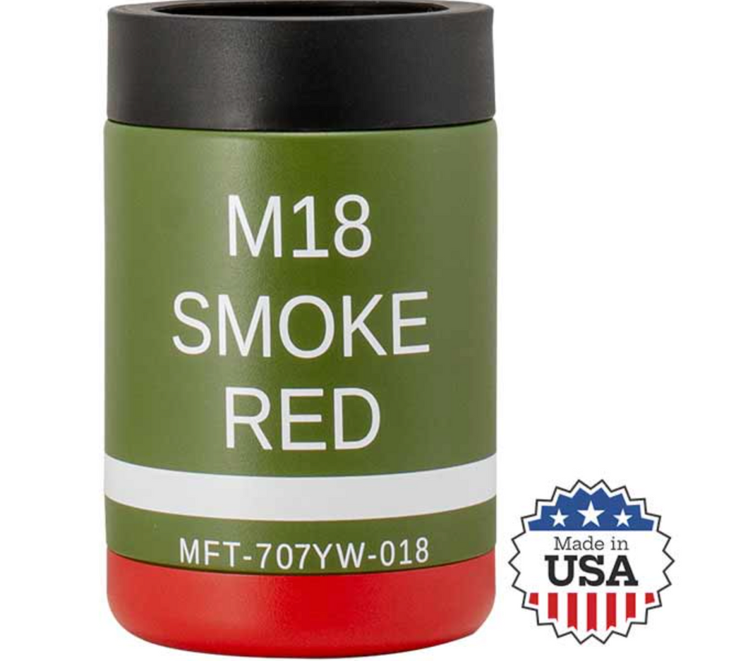 M18 Red Smoke 12 Ounce Can Cooler