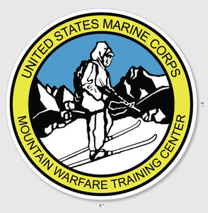 Goons Up Mountain Warfare Training Center Sticker