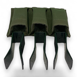 Slick Triple Pistol Mag Pouch With Kydex