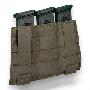 Slick Triple Pistol Mag Pouch With Kydex