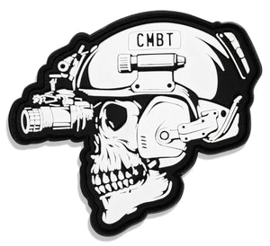 Combat Iron Apparel Operator Skull PVC Patch