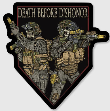 Phaseline Co. Death Before Dishonor Sticker