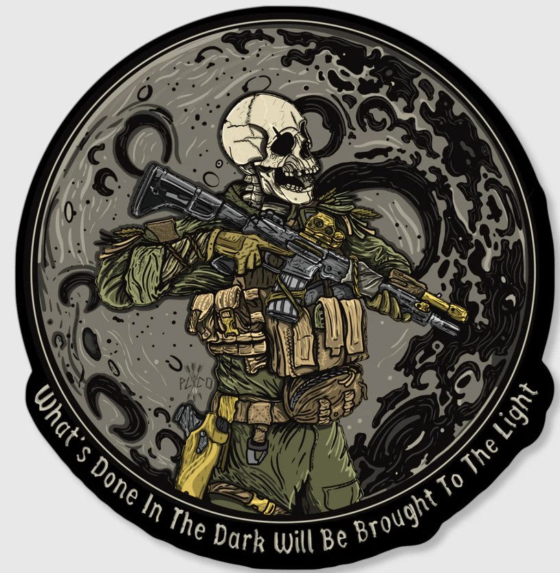 Phaseline Co. Pale Moon Sticker – BDS Tactical Gear