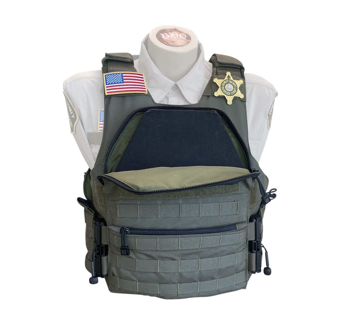 Load Bearing Vest Black VTG Tactical Gear w Duty Belt Police Security  Airsoft